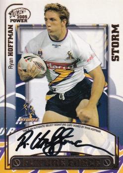 2005 Select Power - Future Force Signature Cards #FF6 Ryan Hoffman Front